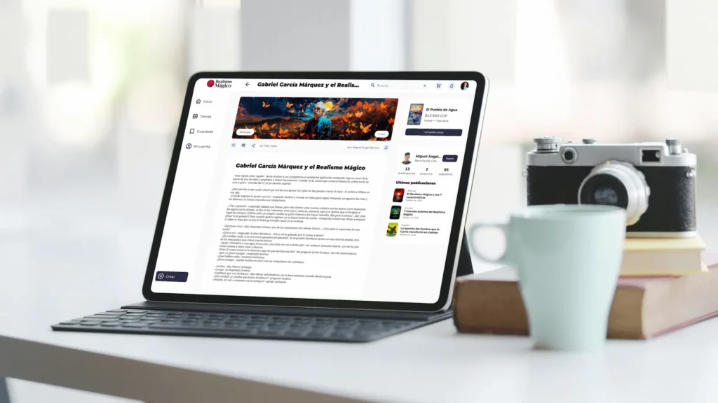 Colombian marketplace in the field of literature. Application for anyone to create publications and sell books quickly and safely. It focuses on promoting new unknown authors.